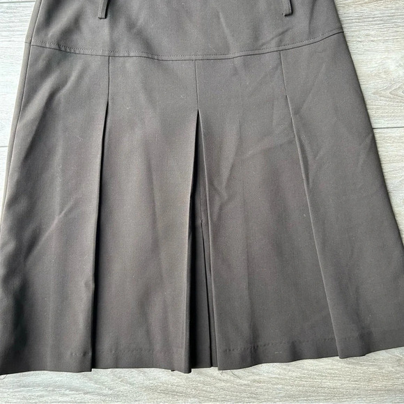 Marc Aurel Wool Blend  Pleated Front Skirt - Picture 5 of 13